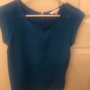 Charming Charlie blue blouse